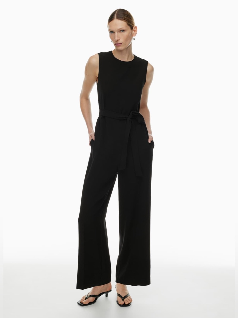 Aritzia Babaton Office Jumpsuit - Black - Small